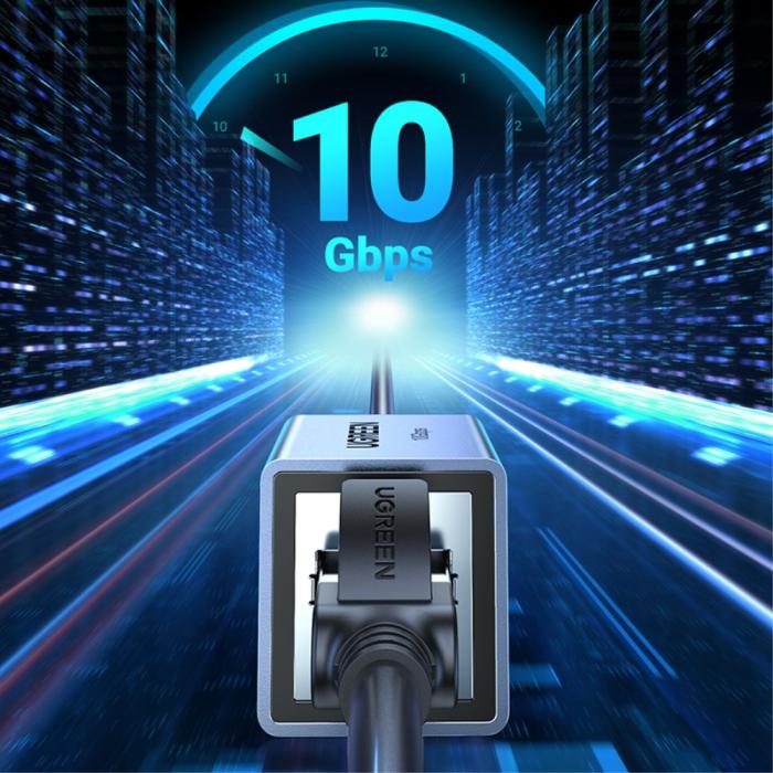 Bild 3, UGREEN Cat8-Cat5 RJ45 Nätverksadapter 10Gbit/s Blå