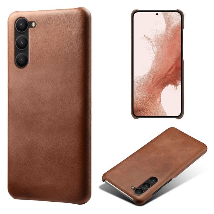 Bild 1, Samsung Galaxy S24 Plus Läderbelagt Skal Brun