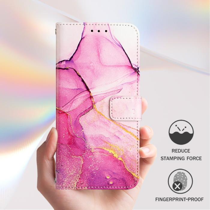 Bild 4, iPhone 16 Pro Fodral Marmor Rosa