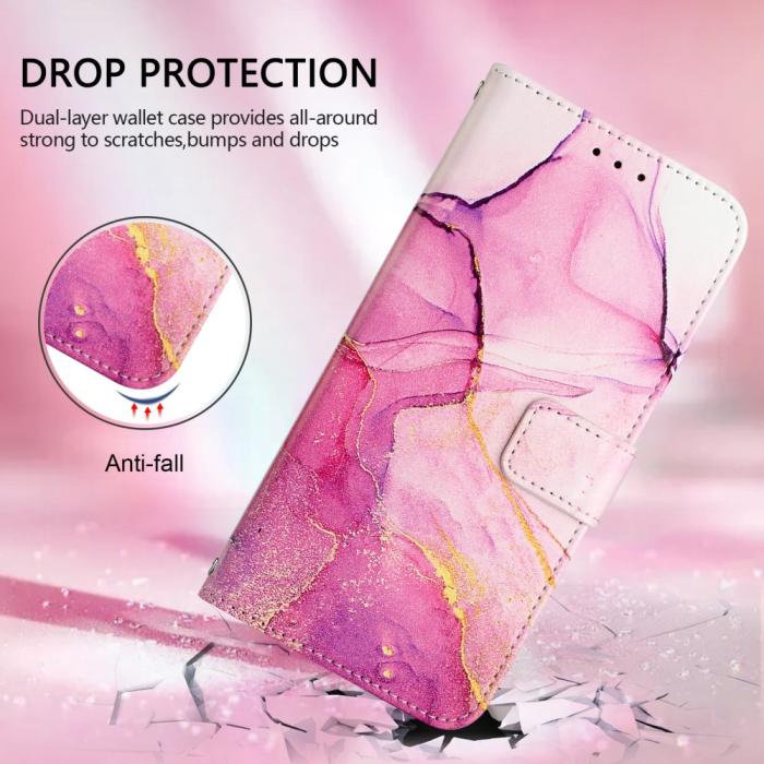 Bild 5, iPhone 16 Pro Fodral Marmor Rosa