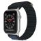 Apple Watch 42/44/45/49 mm Armband Alpine Pro Loop Svart/Midnight Blue