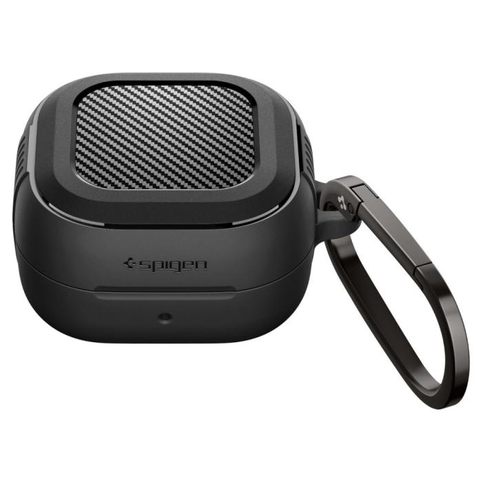 Bild 2, Spigen Galaxy Buds 4 / 4 Pro Skal Rugged Armor Matt Svart