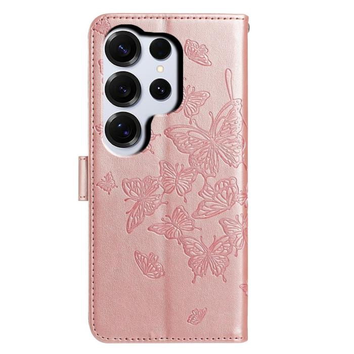 Bild 5, Samsung Galaxy S26 Ultra Fodral Fjäril Tryck Roséguld
