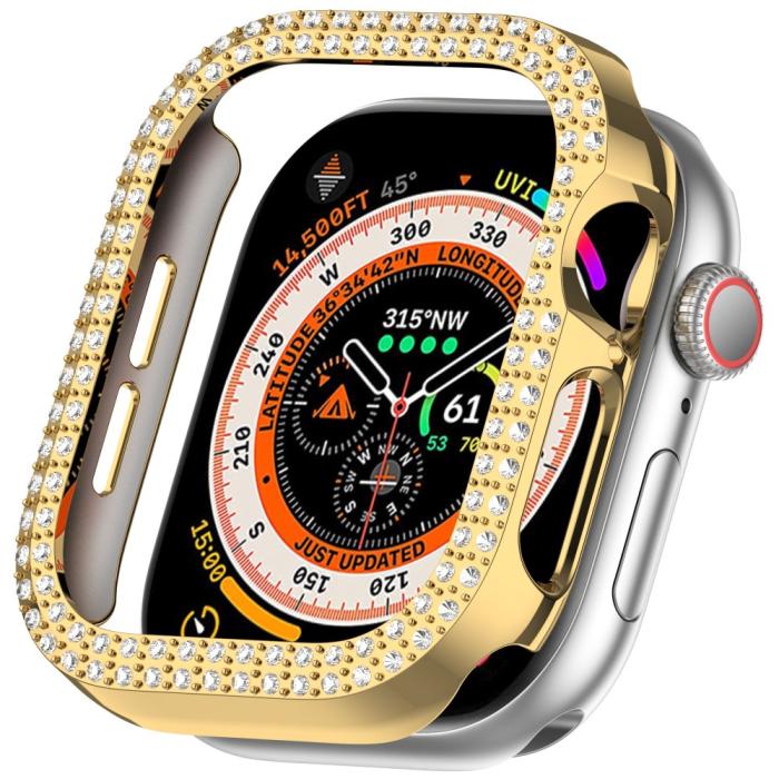 Bild 1, Apple Watch 10 42 mm Skal Rhinestone Guld