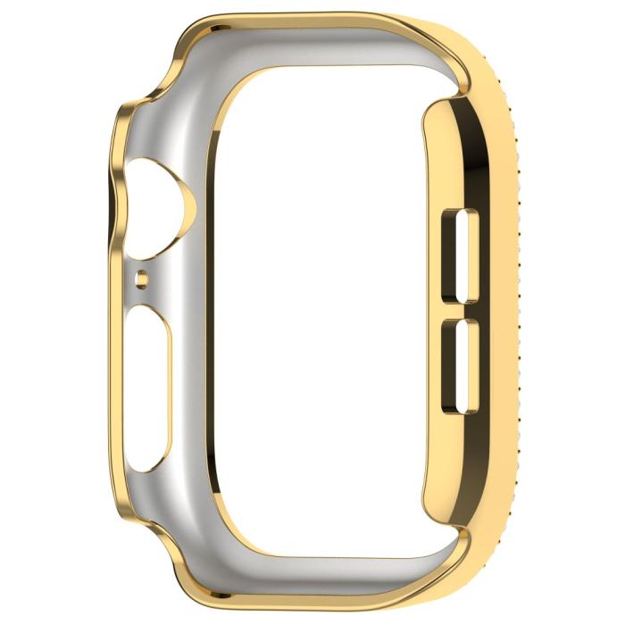 Bild 3, Apple Watch 10 42 mm Skal Rhinestone Guld