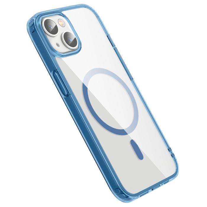 Bild 3, ColorPop iPhone 14 Plus Skal CH MagSafe Transparent/Mörk Blå