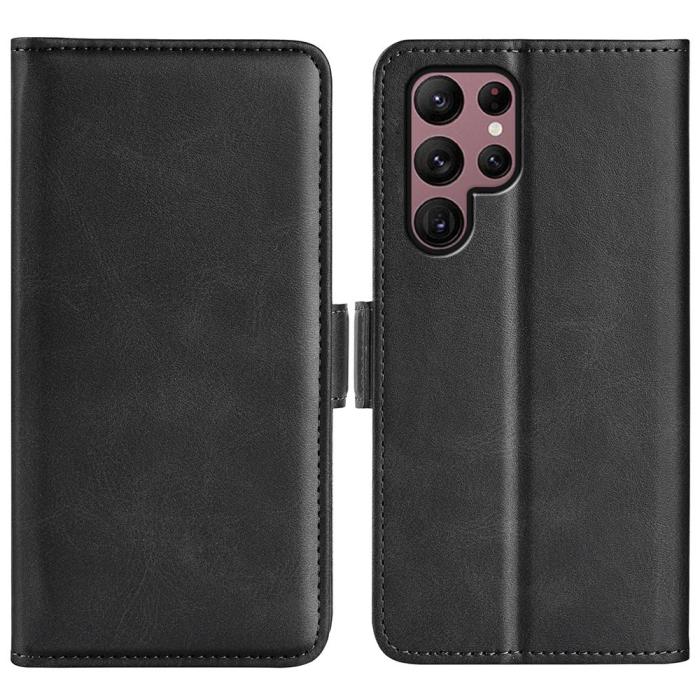 Bild 1, Samsung Galaxy S23 Ultra Fodral Magnetisk Stängning Svart