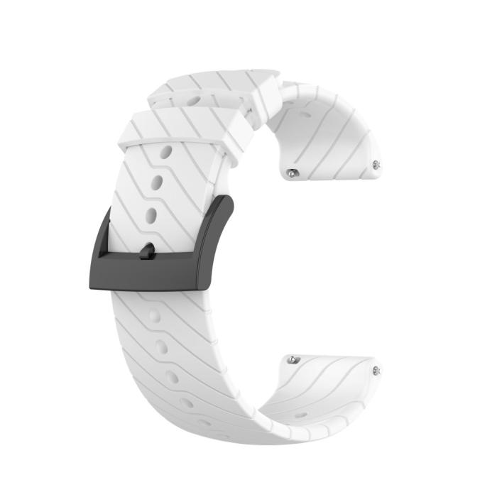 Bild 1, Silikon Armband (24mm) Vit