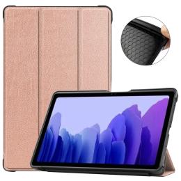 Samsung Galaxy Tab A7 10.4 Fodral Shockproof Tri-Fold Roséguld