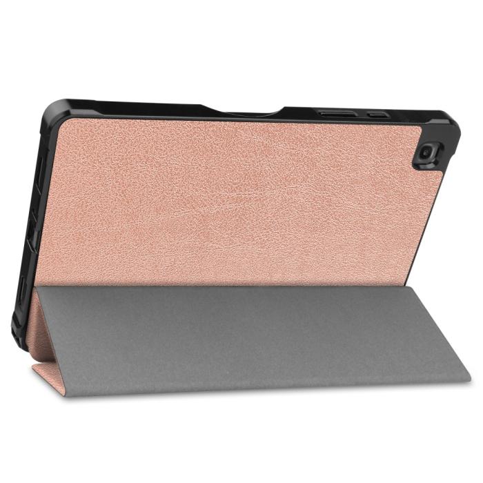 Bild 4, Samsung Galaxy Tab A7 10.4 Fodral Shockproof Tri-Fold Roséguld