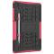 Samsung Galaxy Tab S6 Lite Skal Rugged Kickstand Armor Rosa