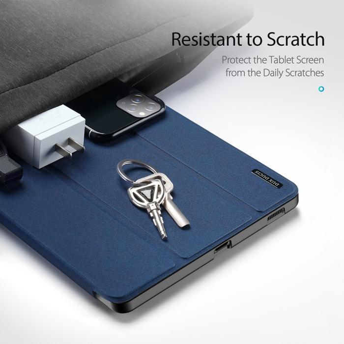 Bild 5, Samsung Galaxy Tab S6 Lite - DUX DUCIS Domo Tri-Fold Fodral - Blå