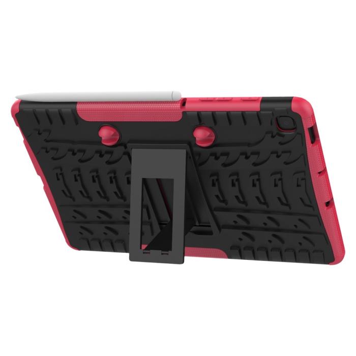 Bild 5, Samsung Galaxy Tab S6 Lite Skal Rugged Kickstand Armor Rosa