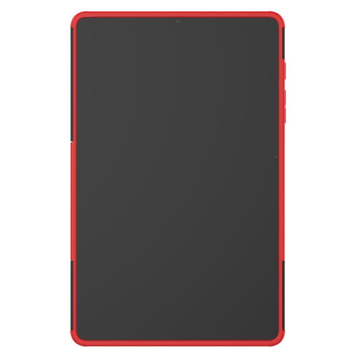 Bild 5, Samsung Galaxy Tab S6 Lite Skal Rugged Kickstand Armor Röd