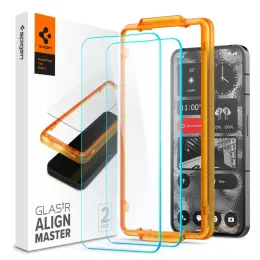 Spigen Nothing Phone 2 2-PACK Skärmskydd ALM Glas.tR