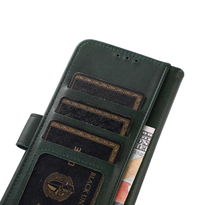 Bild 5, Samsung Galaxy A34 5G Fodral Solid Läder Grön