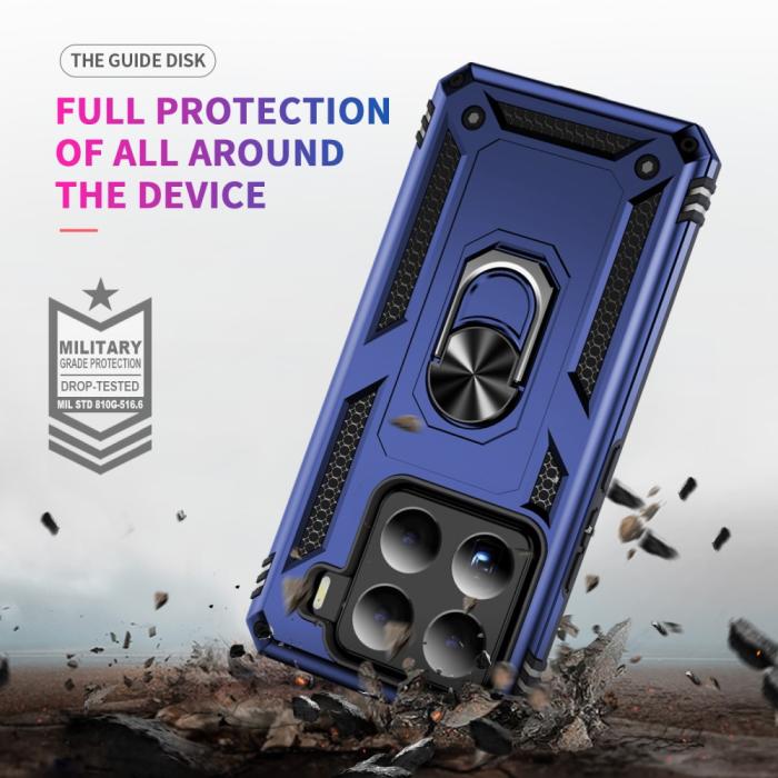 Bild 6, Xiaomi 15 Skal Shockproof Hybrid Ring Blå