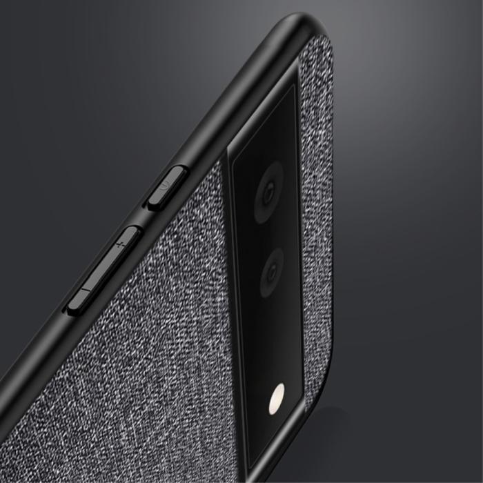 Bild 3, Google Pixel 8 Skal Tygmönstrat Hybrid Svart