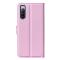 Sony Xperia 10 IV Fodral Litchi Läder Ljus Rosa