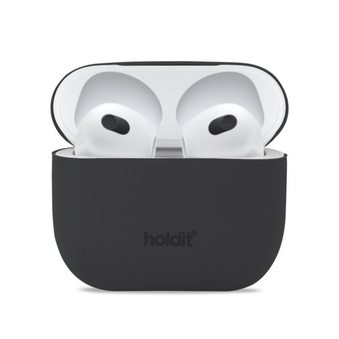 Bild 1, holdit AirPods 3 Skal Silikon Nygård Svart