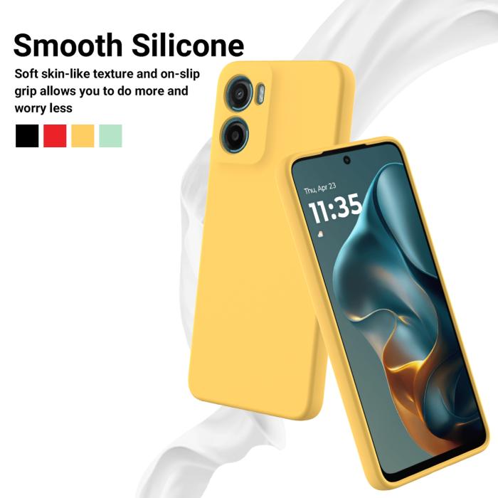 Bild 3, Motorola Moto G06 Power Skal Liquid Silikon Gul