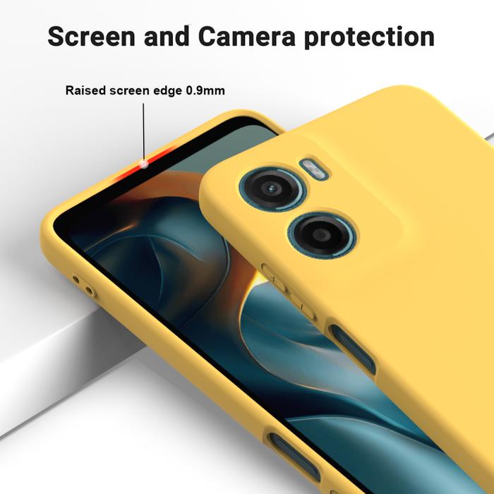 Bild 4, Motorola Moto G06 Power Skal Liquid Silikon Gul