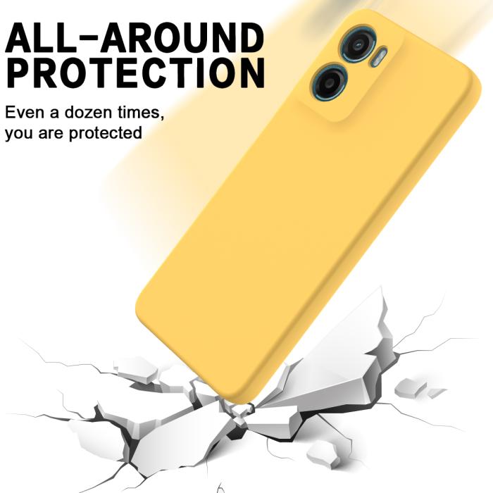 Bild 5, Motorola Moto G06 Power Skal Liquid Silikon Gul