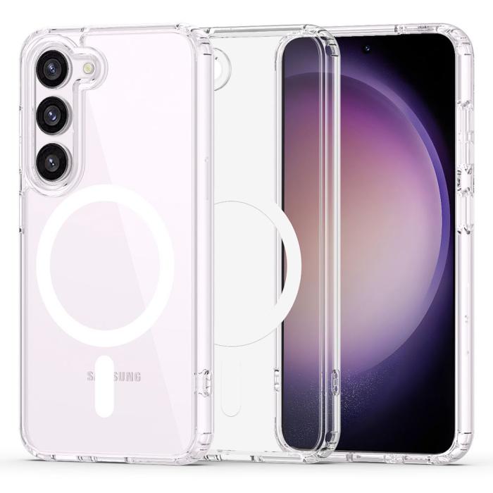 Bild 1, Tech-Protect Galaxy S23 Skal MagSafe FlexAir Hybrid Transparent