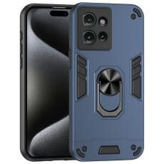 Motorola Edge 50 Skal Hybrid Armor Ring Bl&aring;