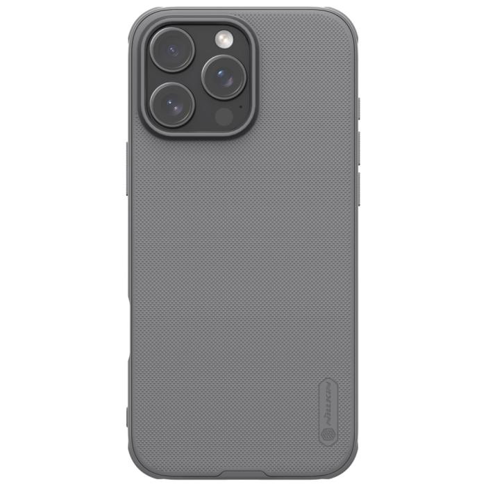 Bild 1, NILLKIN iPhone 16 Pro Skal Frosted Shield Pro Grå
