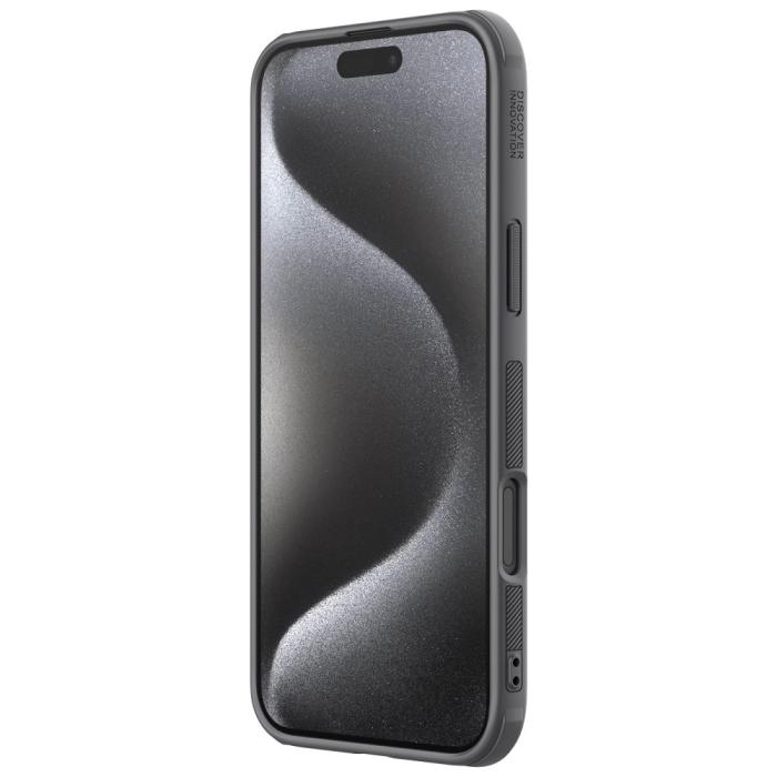 Bild 5, NILLKIN iPhone 16 Pro Skal Frosted Shield Pro Grå