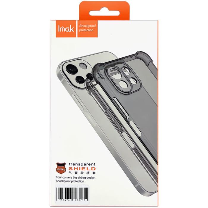 Bild 6, IMAK Sony Xperia 10 V Skal Airbag Shockproof Tonad Svart