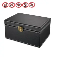 RFID F&ouml;rvaringsbox f&ouml;r Bilnyckel (L) Svart