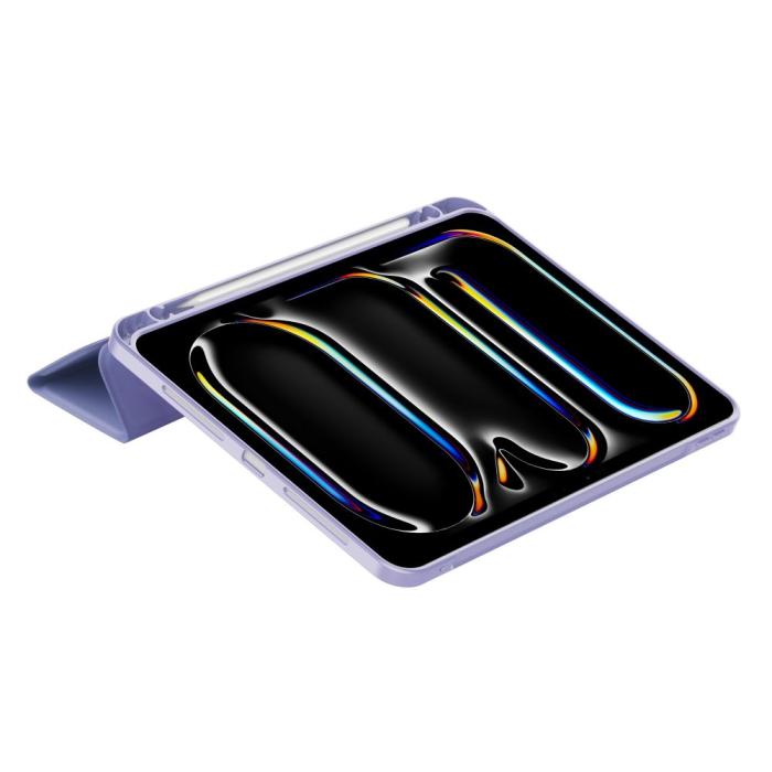Bild 3, Tech-Protect iPad Pro 11 2024 Fodral SC Pennhållare Violet