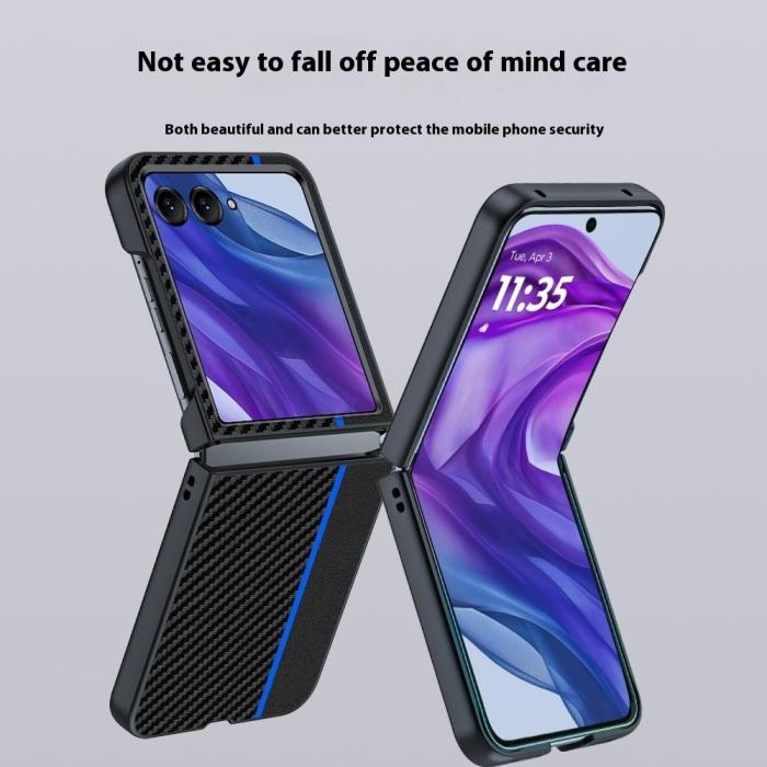 Bild 4, Motorola Razr 60 Ultra Skal Kolfiber Textur Svart