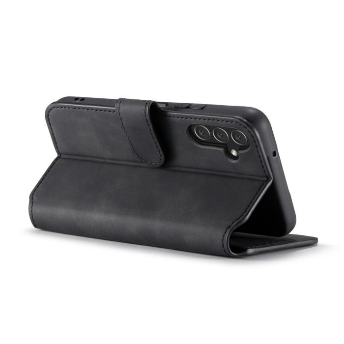 Bild 5, DG.MING Samsung Galaxy A04s / A13 5G Fodral Retro Läder Svart