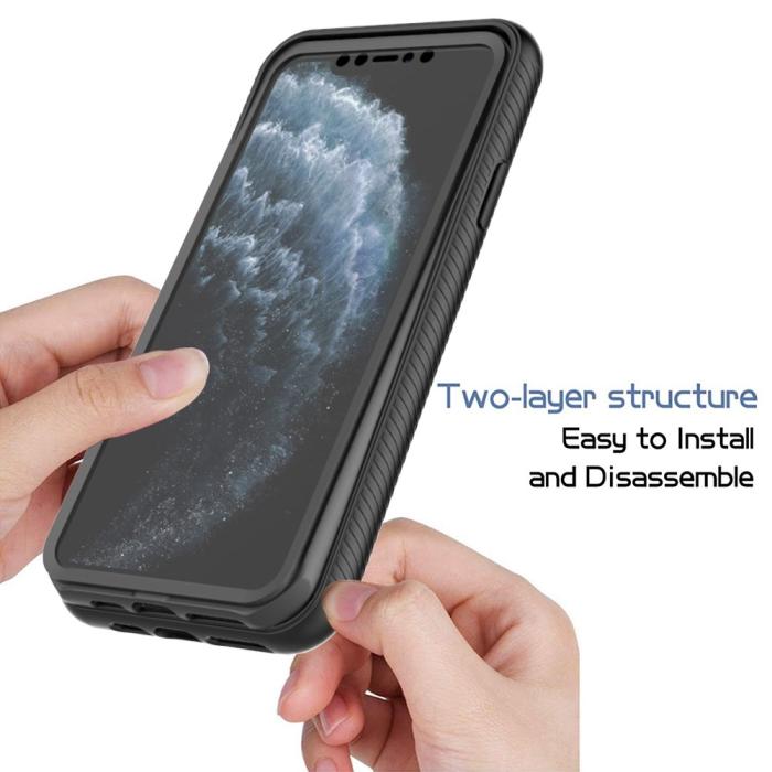 Bild 2, iPhone 11 Pro Max Skal 360 Hybrid Defense Svart