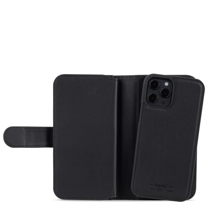 Bild 2, holdit iPhone 12 / 12 Pro - Flerfack 2in1 Magnet Fodral / Skal - Svart