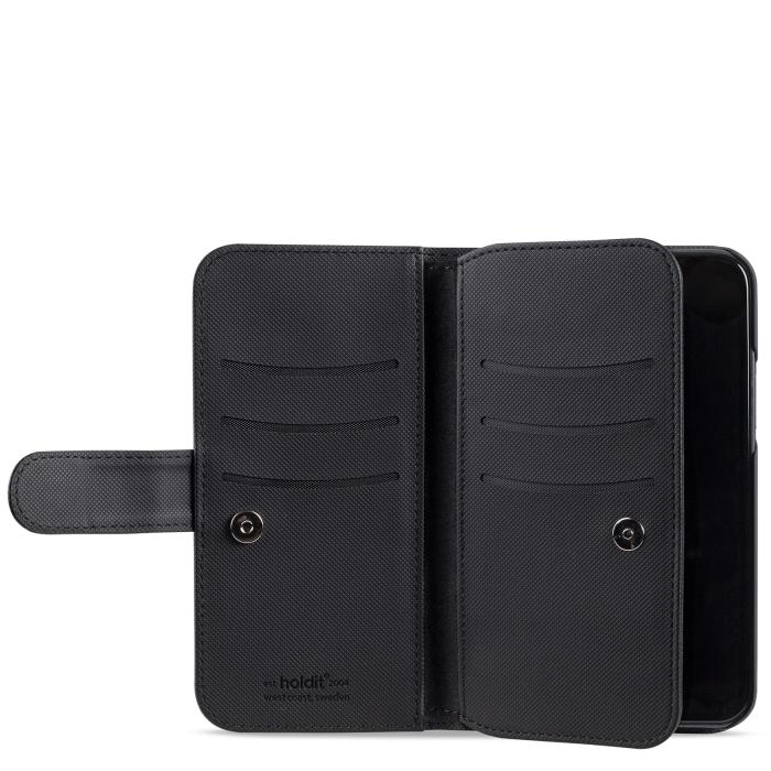 Bild 4, holdit iPhone 12 / 12 Pro - Flerfack 2in1 Magnet Fodral / Skal - Svart