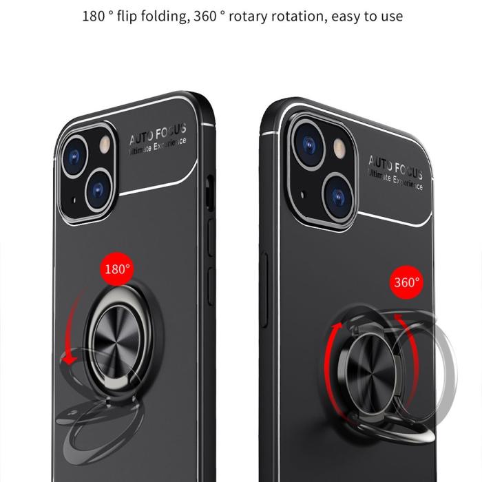 Bild 3, iPhone 13 Mini - Ring Skal - Svart