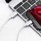 AMORUS 5A 100W 1.5m Type-C - Type-C Kabel - Vit