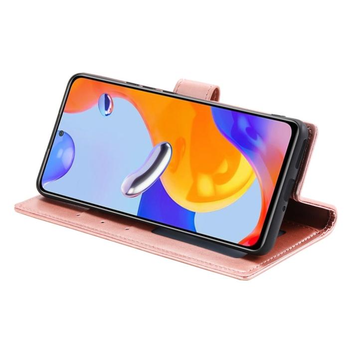 Bild 5, Xiaomi Redmi Note 11 Pro 5G Fodral Mandala Läder Roséguld