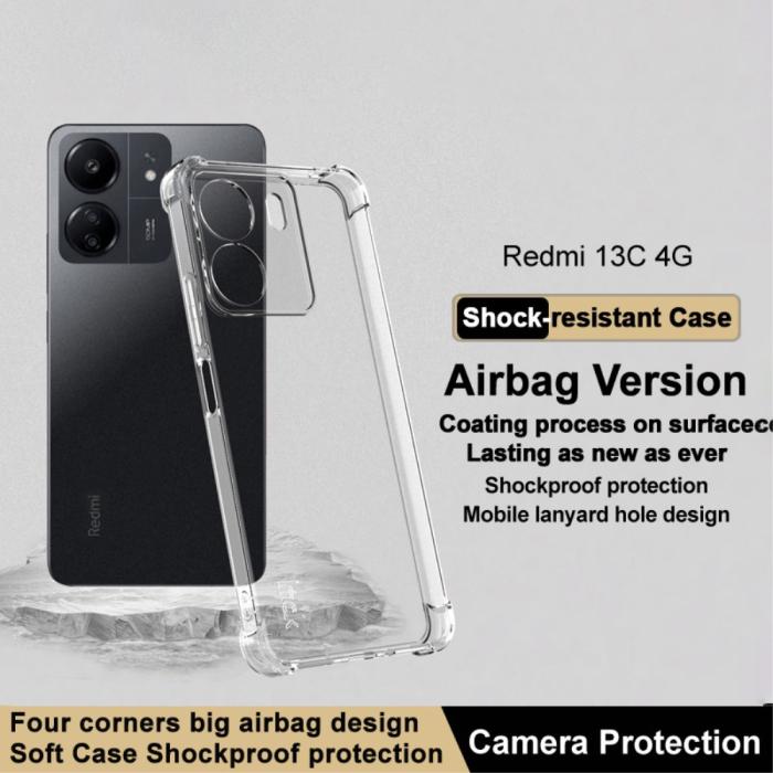 Bild 2, IMAK Xiaomi Redmi 13C 4G Skal Shockproof TPU Transparent