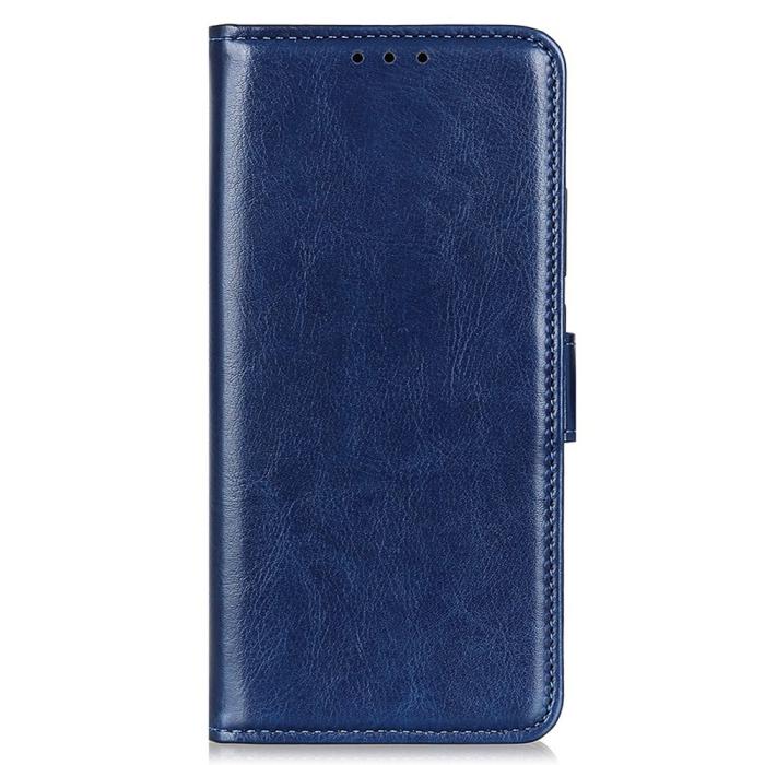 Bild 5, Motorola Moto G84 5G Fodral Crazy Horse Läder Blå
