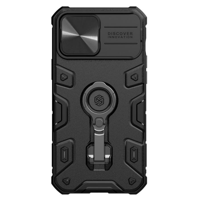 Bild 2, NILLKIN iPhone 13 Pro Max Skal CamShield Armor Pro Svart