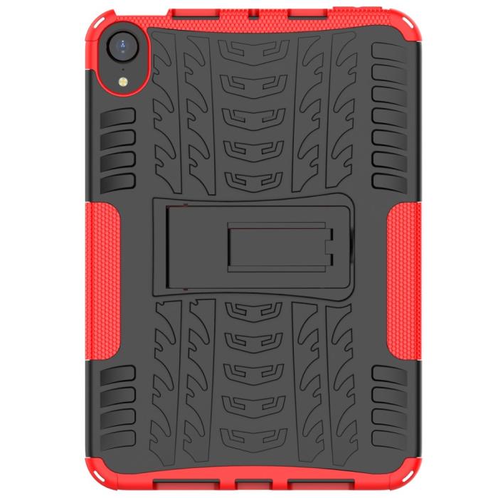 Bild 2, iPad Mini 2024/2021 Skal Rugged Kickstand Armor Röd