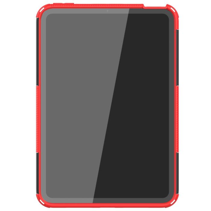 Bild 3, iPad Mini 2024/2021 Skal Rugged Kickstand Armor Röd