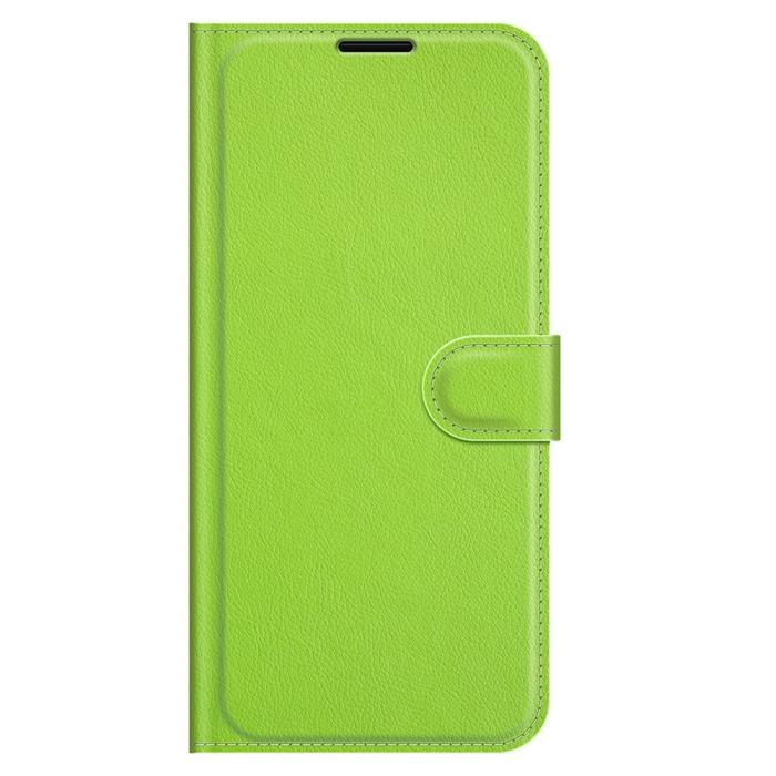 Bild 2, Samsung Galaxy A03s Fodral Litchi Läder Grön