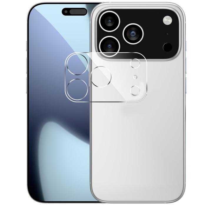 Bild 2, iPhone 17 Pro Linsskydd Härdat Glas Transparent