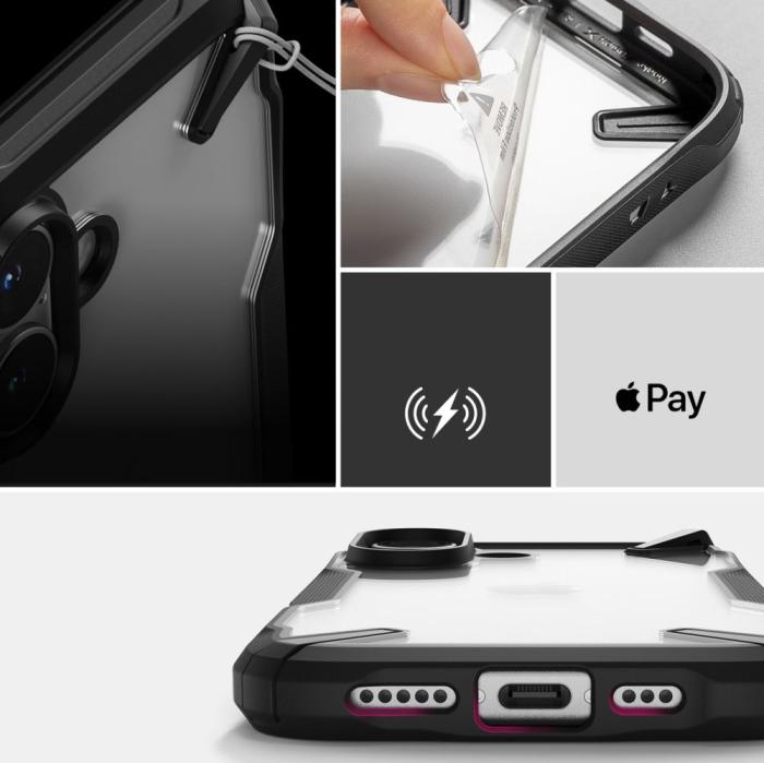 Bild 6, Ringke iPhone 16 Skal Fusion X Svart